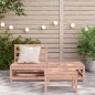 vidaXL Gartensofa ohne Armlehnen mit Hocker Massivholz Douglasie vidaXL Gartensofa ohne Armlehnen mit Hocker Massivholz Douglasie