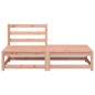 vidaXL Gartensofa ohne Armlehnen mit Hocker Massivholz Douglasie vidaXL Gartensofa ohne Armlehnen mit Hocker Massivholz Douglasie