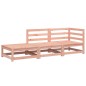 vidaXL Gartensofa mit Hocker 2-Sitzer Massivholz Douglasie vidaXL Gartensofa mit Hocker 2-Sitzer Massivholz Douglasie