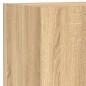 vidaXL 4-tlg. Wohnwand mit LED-Beleuchtung Sonoma-Eiche Holzwerkstoff vidaXL 4-tlg. Wohnwand mit LED-Beleuchtung Sonoma-Eiche Holzwerkstoff