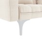 vidaXL Schlafsofa Creme Stoff vidaXL Schlafsofa Creme Stoff