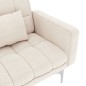 vidaXL Schlafsofa Creme Stoff vidaXL Schlafsofa Creme Stoff