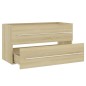 vidaXL 2-tlg. Badmöbel-Set Sonoma-Eiche Holzwerkstoff vidaXL 2-tlg. Badmöbel-Set Sonoma-Eiche Holzwerkstoff