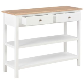 vidaXL Sideboard Weiß 110×35×80 cm MDF