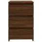 vidaXL Nachttisch Braun Eichen-Optik 40x35x62,5 cm Holzwerkstoff vidaXL Nachttisch Braun Eichen-Optik 40x35x62,5 cm Holzwerkstoff