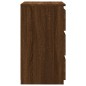 vidaXL Nachttisch Braun Eichen-Optik 40x35x62,5 cm Holzwerkstoff vidaXL Nachttisch Braun Eichen-Optik 40x35x62,5 cm Holzwerkstoff