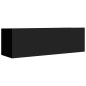 vidaXL 8-tlg. TV-Schrank-Set Schwarz Holzwerkstoff vidaXL 8-tlg. TV-Schrank-Set Schwarz Holzwerkstoff