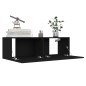 vidaXL 8-tlg. TV-Schrank-Set Schwarz Holzwerkstoff vidaXL 8-tlg. TV-Schrank-Set Schwarz Holzwerkstoff