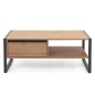 Finori Couchtisch Denver 55 Artisan-Eiche und Anthrazit Finori Couchtisch Denver 55 Artisan-Eiche und Anthrazit