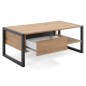 Finori Couchtisch Denver 55 Artisan-Eiche und Anthrazit Finori Couchtisch Denver 55 Artisan-Eiche und Anthrazit