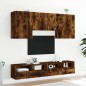 vidaXL 5-tlg. Wohnwand Räuchereiche Holzwerkstoff vidaXL 5-tlg. Wohnwand Räuchereiche Holzwerkstoff