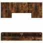 vidaXL 5-tlg. Wohnwand Räuchereiche Holzwerkstoff vidaXL 5-tlg. Wohnwand Räuchereiche Holzwerkstoff