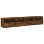 vidaXL 5-tlg. Wohnwand Räuchereiche Holzwerkstoff vidaXL 5-tlg. Wohnwand Räuchereiche Holzwerkstoff