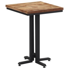 vidaXL Esstisch 55x55x76 cm Recyceltes Massivholz Teak