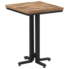 vidaXL Esstisch 55x55x76 cm Recyceltes Massivholz Teak
