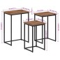 vidaXL Satztische 3 Stk. Massivholz Teak vidaXL Satztische 3 Stk. Massivholz Teak