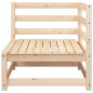 vidaXL Garten-Ecksofas 2 Stk. 70x70x67 cm Massivholz Kiefer vidaXL Garten-Ecksofas 2 Stk. 70x70x67 cm Massivholz Kiefer