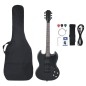 vidaXL E-Gitarre für Anfänger mit Tasche Schwarz 4/4 39" vidaXL E-Gitarre für Anfänger mit Tasche Schwarz 4/4 39"