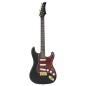 vidaXL E-Gitarre für Anfänger mit Tasche Schwarz und Gold 4/4 39" vidaXL E-Gitarre für Anfänger mit Tasche Schwarz und Gold 4/4 39"