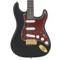 vidaXL E-Gitarre für Anfänger mit Tasche Schwarz und Gold 4/4 39" vidaXL E-Gitarre für Anfänger mit Tasche Schwarz und Gold 4/4 39"