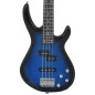 vidaXL E-Bass für Anfänger mit Tasche Blau und Schwarz 4/4 46" vidaXL E-Bass für Anfänger mit Tasche Blau und Schwarz 4/4 46"