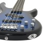 vidaXL E-Bass für Anfänger mit Tasche Blau und Schwarz 4/4 46" vidaXL E-Bass für Anfänger mit Tasche Blau und Schwarz 4/4 46"