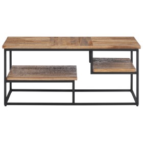vidaXL Couchtisch 90x50x39 cm Recyceltes Massivholz Teak
