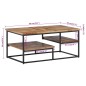 vidaXL Couchtisch 90x50x39 cm Recyceltes Massivholz Teak vidaXL Couchtisch 90x50x39 cm Recyceltes Massivholz Teak