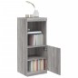 vidaXL Sideboard mit LED-Leuchten Grau Sonoma 41x37x100 cm vidaXL Sideboard mit LED-Leuchten Grau Sonoma 41x37x100 cm