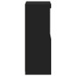 vidaXL Sideboard mit LED-Leuchten Schwarz 41x37x100 cm vidaXL Sideboard mit LED-Leuchten Schwarz 41x37x100 cm