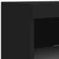vidaXL Sideboard mit LED-Leuchten Schwarz 41x37x100 cm vidaXL Sideboard mit LED-Leuchten Schwarz 41x37x100 cm