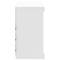 vidaXL Sideboard mit LED-Leuchten Weiß 81x37x67 cm vidaXL Sideboard mit LED-Leuchten Weiß 81x37x67 cm