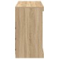 vidaXL Sideboard mit LED-Leuchten Sonoma-Eiche 81x37x67 cm vidaXL Sideboard mit LED-Leuchten Sonoma-Eiche 81x37x67 cm