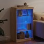 vidaXL Sideboard mit LED-Leuchten Sonoma-Eiche 60,5x37x100 cm vidaXL Sideboard mit LED-Leuchten Sonoma-Eiche 60,5x37x100 cm