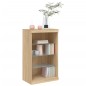 vidaXL Sideboard mit LED-Leuchten Sonoma-Eiche 60,5x37x100 cm vidaXL Sideboard mit LED-Leuchten Sonoma-Eiche 60,5x37x100 cm