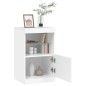 vidaXL Sideboard mit LED-Leuchten Weiß 41x37x67 cm vidaXL Sideboard mit LED-Leuchten Weiß 41x37x67 cm