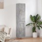 Highboard Betongrau 34,5x34x180 cm Holzwerkstoff Highboard Betongrau 34,5x34x180 cm Holzwerkstoff