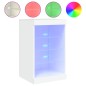 vidaXL Sideboard mit LED-Leuchten Weiß 41x37x67 cm vidaXL Sideboard mit LED-Leuchten Weiß 41x37x67 cm