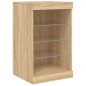vidaXL Sideboard mit LED-Leuchten Sonoma-Eiche 41x37x67 cm vidaXL Sideboard mit LED-Leuchten Sonoma-Eiche 41x37x67 cm
