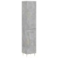 Highboard Betongrau 34,5x34x180 cm Holzwerkstoff Highboard Betongrau 34,5x34x180 cm Holzwerkstoff