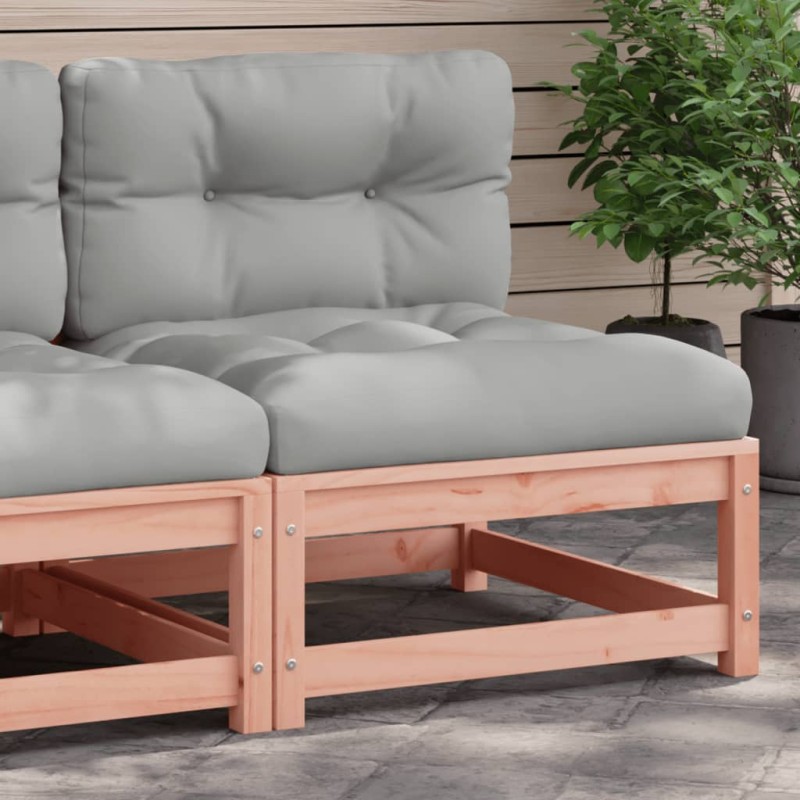vidaXL Gartensofa ohne Armlehnen mit Kissen Massivholz Douglasie vidaXL Gartensofa ohne Armlehnen mit Kissen Massivholz Douglasie