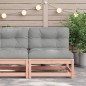 vidaXL Gartensofa ohne Armlehnen mit Kissen Massivholz Douglasie vidaXL Gartensofa ohne Armlehnen mit Kissen Massivholz Douglasie