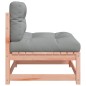 vidaXL Gartensofa ohne Armlehnen mit Kissen Massivholz Douglasie vidaXL Gartensofa ohne Armlehnen mit Kissen Massivholz Douglasie