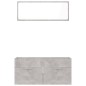 vidaXL 2-tlg. Badmöbel-Set Betongrau Holzwerkstoff vidaXL 2-tlg. Badmöbel-Set Betongrau Holzwerkstoff
