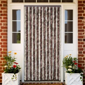 vidaXL Insektenschutz-Vorhang Beige und Hellbraun 56x200 cm Chenille