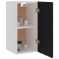 vidaXL Hängeschrank Schwarz 29,5x31x60 cm Holzwerkstoff vidaXL Hängeschrank Schwarz 29,5x31x60 cm Holzwerkstoff