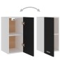 vidaXL Hängeschrank Schwarz 29,5x31x60 cm Holzwerkstoff vidaXL Hängeschrank Schwarz 29,5x31x60 cm Holzwerkstoff