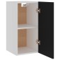 vidaXL Hängeschrank Schwarz 29,5x31x60 cm Holzwerkstoff vidaXL Hängeschrank Schwarz 29,5x31x60 cm Holzwerkstoff