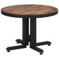vidaXL Couchtisch Rund Ø55x40 cm Recyceltes Massivholz Teak vidaXL Couchtisch Rund Ø55x40 cm Recyceltes Massivholz Teak