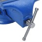 vidaXL Schraubstock Blau 100 mm Gusseisen vidaXL Schraubstock Blau 100 mm Gusseisen